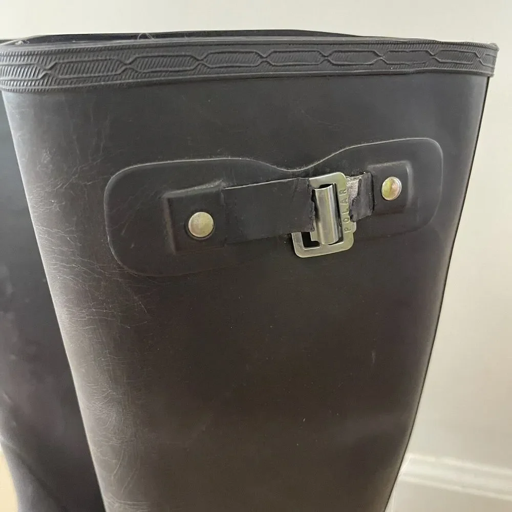 Polar Women's‎  Tall Rain Boots Waterproof Size 8 US 39EU